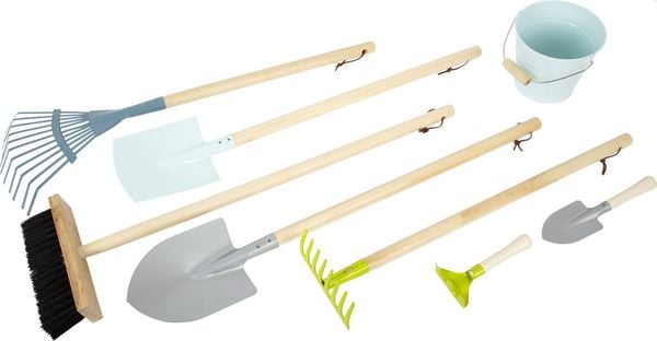 Produktbild: small foot 11883 - Gro&szlig;es Gartenwerkzeug-Set, 8-teilig