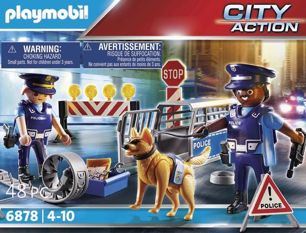 PLAYMOBIL® 6878 Polizei-Straßensperre