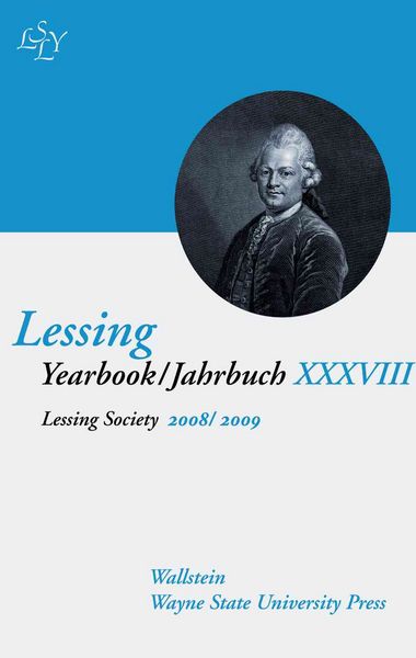 Produktbild: Lessing yearbook xxxviii, 2008/2009