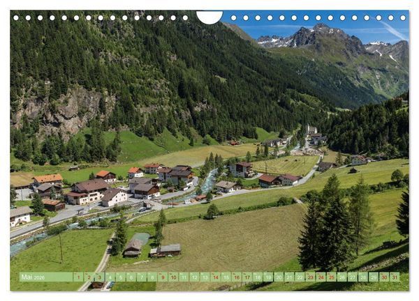 Produktbild: Pitztal in Bildern (Wandkalender 2026 DIN A4 quer), CALVENDO Monatskalender