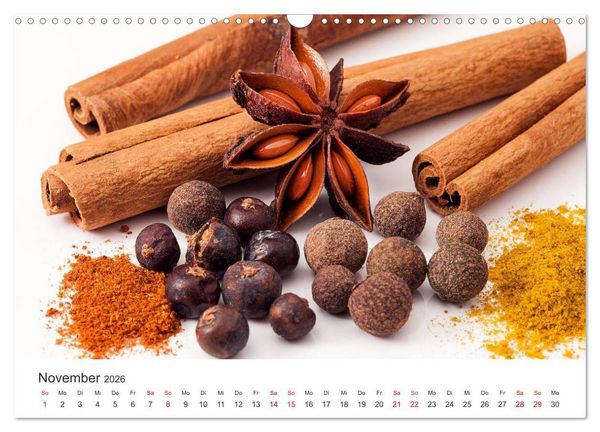 Produktbild: Kulinarische Kompositionen (Wandkalender 2026 DIN A3 quer), CALVENDO Monatskalender