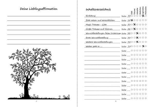 Produktbild: W&uuml;nsche Buch und Visualisieren meiner Zukunft und Ziele
