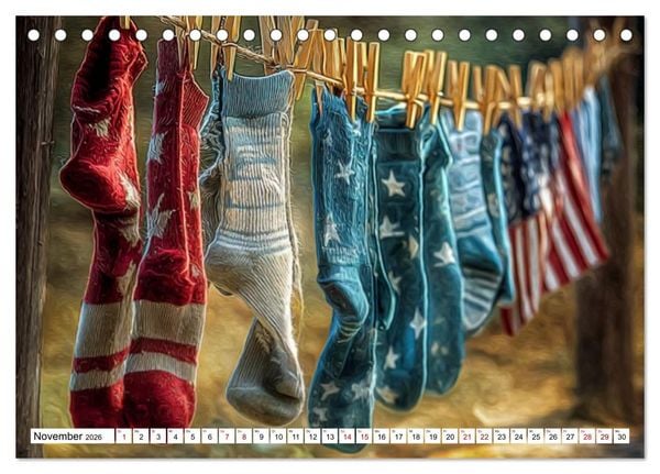Produktbild: Montag ist Waschtag (Tischkalender 2026 DIN A5 quer), CALVENDO Monatskalender