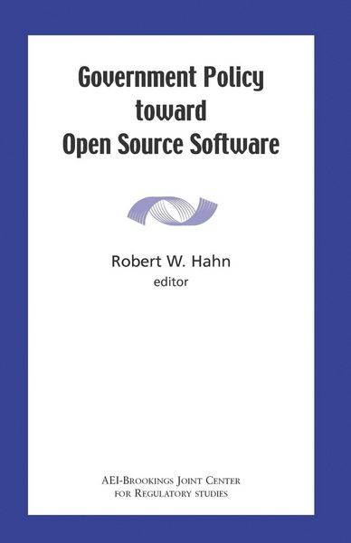 Produktbild: Government Policy toward Open Source Software