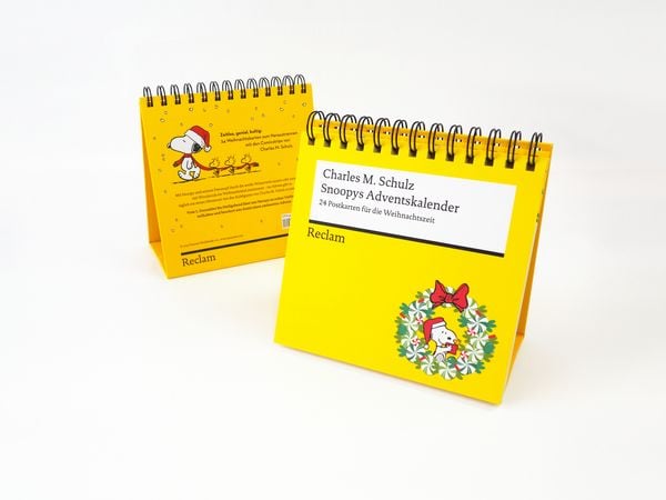 Produktbild: Snoopys Adventskalender. 24 Postkarten f&uuml;r die Weihnachtszeit (Advents-Postkartenaufsteller)