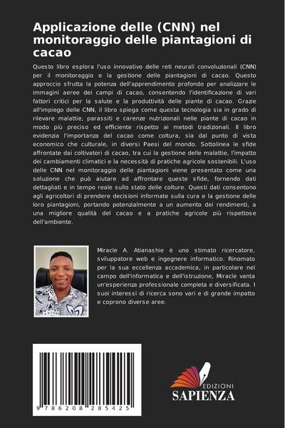 Produktbild: Applicazione delle (CNN) nel monitoraggio delle piantagioni di cacao