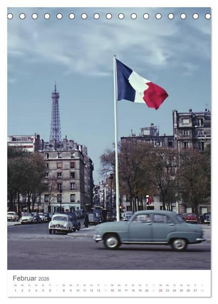 Produktbild: Paris, damals ... (Tischkalender 2026 DIN A5 hoch), CALVENDO Monatskalender