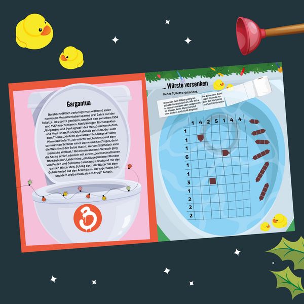 Produktbild: Weihnachten auf dem Thron: Der Klo-R&auml;tsel-Adventskalender. Mit 24 R&auml;tselh&auml;ufchen durch den Advent