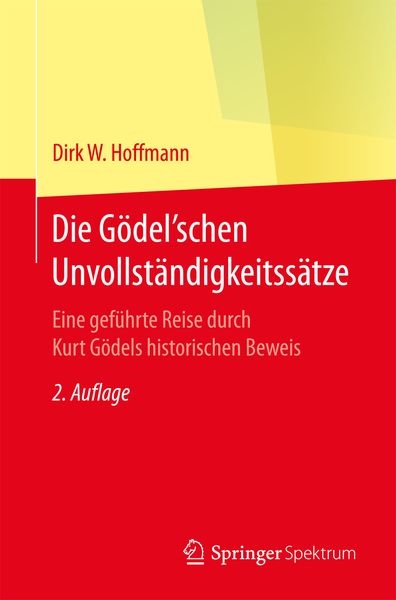 Produktbild: Die G&ouml;del'schen Unvollst&auml;ndigkeitss&auml;tze