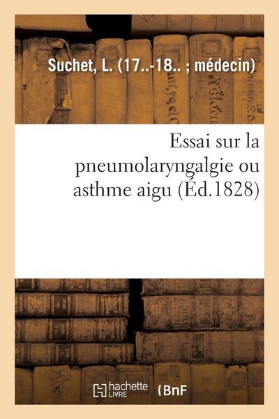Produktbild: Essai sur la pneumolaryngalgie ou asthme aigu