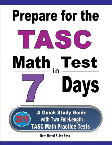 Produktbild: Prepare for the TASC Math Test in 7 Days