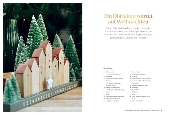Produktbild: Kreative Vorfreude: Adventskalender und Kr&auml;nze f&uuml;r eine besinnliche Weihnachtszeit