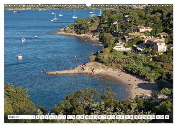 Produktbild: C&ocirc;te d&rsquo;Azur - Sehnsuchtsort am Mittelmeer (Wandkalender 2026 DIN A2 quer), CALVENDO Monatskalender