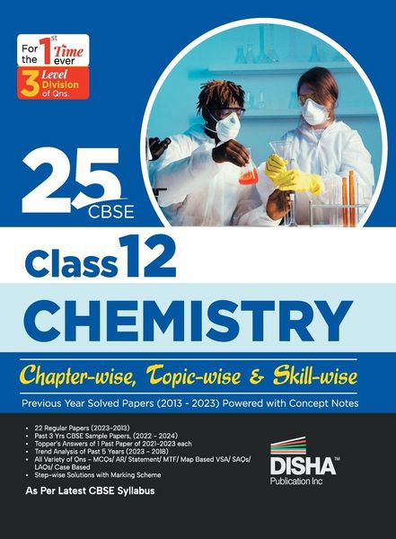 Produktbild: 25 CBSE Class 12 Chemistry Chapter-wise, Topic-wise & Skill-wise Previous Year Solved Papers (2013 - 2023) powered with Concept Notes