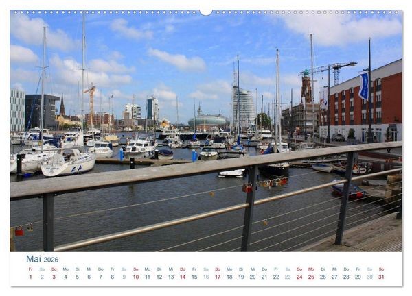 Produktbild: Bremerhaven 2026. Impressionen aus den Havenwelten (hochwertiger Premium Wandkalender 2026 DIN A2 quer), Kunstdruck in Hochglanz