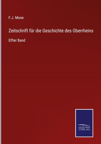 Produktbild: Zeitschrift f&uuml;r die Geschichte des Oberrheins