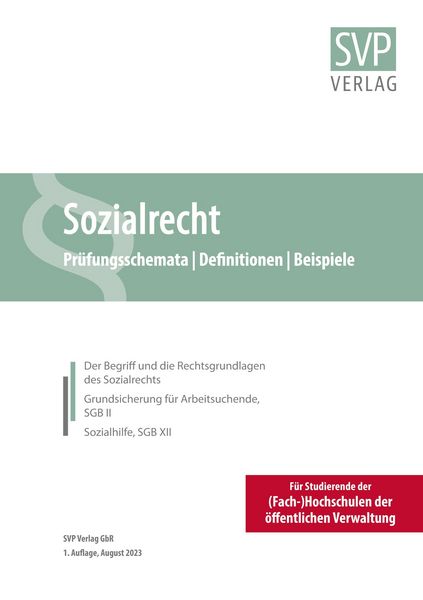 Produktbild: Sozialrecht I