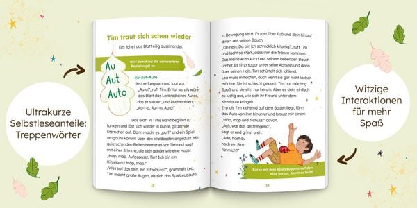 Produktbild: Lesewald, Der Zauber erwacht: Buch zum Lesen lernen mit der magischen Eule Ada | Erstleserbuch mit Treppenw&ouml;rter-Methode f&uuml;r Leseerfolg statt Frust |