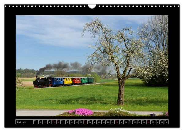 Produktbild: Eisenbahndampfromantik (Wandkalender 2026 DIN A3 quer), CALVENDO Monatskalender
