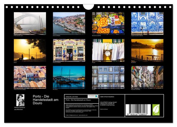 Produktbild: Porto - Die Handelsstadt am Douro (Wandkalender 2026 DIN A4 quer), CALVENDO Monatskalender