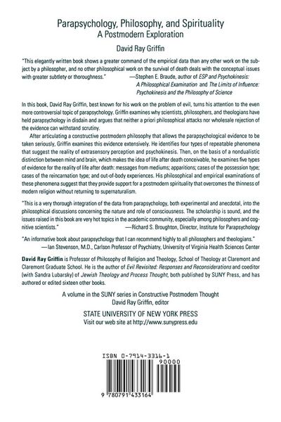 Produktbild: Parapsychology, Philosophy, and Spirituality