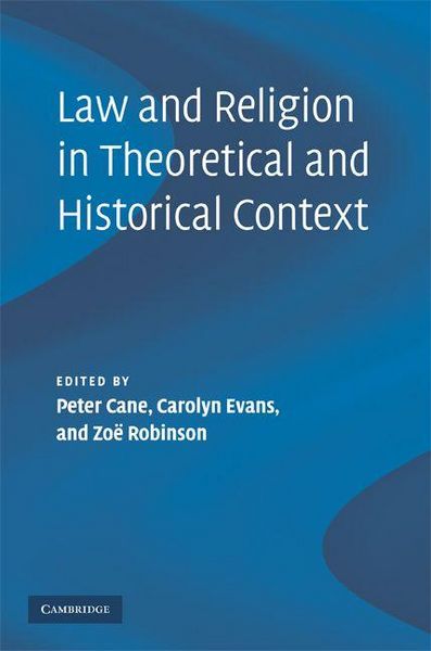 Produktbild: Law and Religion in Theoretical and Historical Context