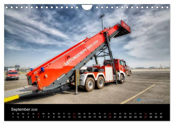Produktbild: Einsatzfahrzeuge der Feuerwehr (Wandkalender 2026 DIN A4 quer), CALVENDO Monatskalender