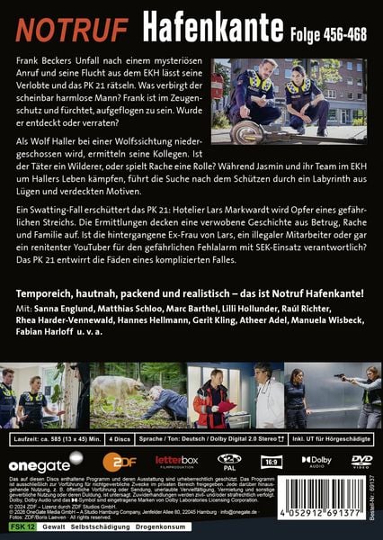 Produktbild: Notruf Hafenkante 36 Folge (456-468) [4 DVDs]