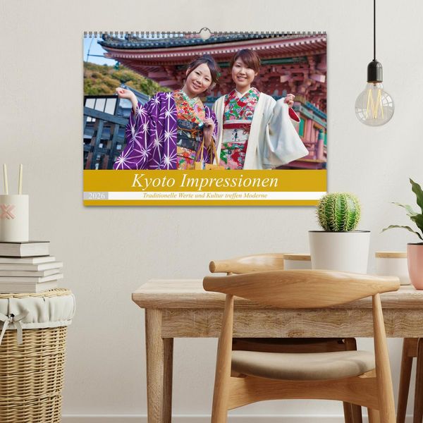 Produktbild: Kyoto Impressionen (Wandkalender 2026 DIN A3 quer), CALVENDO Monatskalender