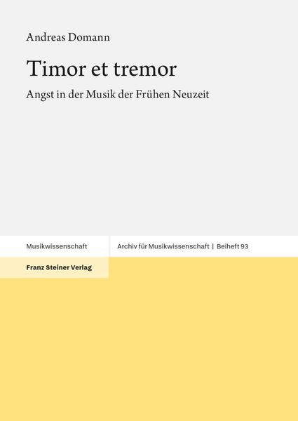 Produktbild: Timor et tremor