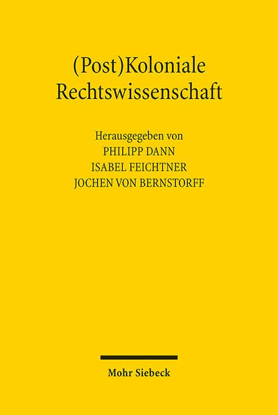 Produktbild: (Post)Koloniale Rechtswissenschaft