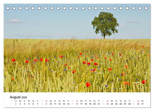 Produktbild: Landschaften (Tischkalender 2026 DIN A5 quer), CALVENDO Monatskalender