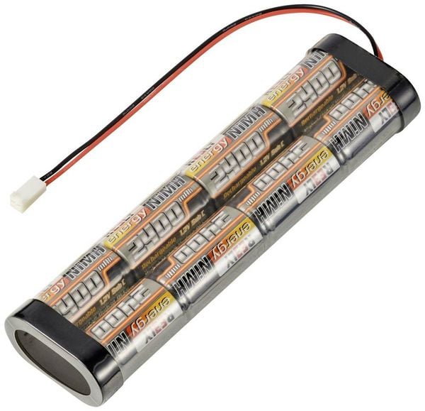 Produktbild: Reely Modellbau-Senderakku (NiMh) 9.6V 2400 mAh Zellen-Zahl: 8 Sub-C Sub-C Stick Futaba