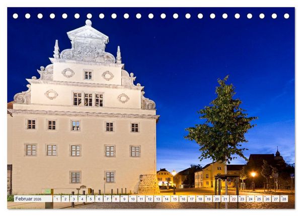Produktbild: Lutherstadt Wittenberg - Die Wirkst&auml;tte des rebellischen Martin Luther (Tischkalender 2026 DIN A5 quer), CALVENDO Monatskalender