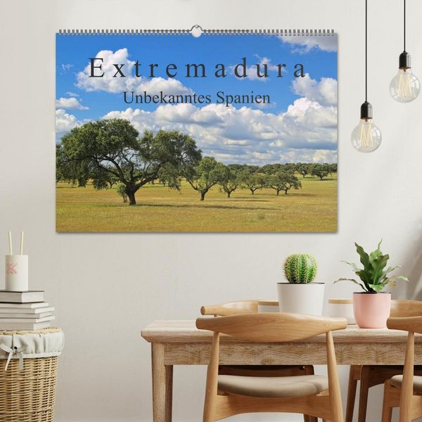 Produktbild: Extremadura - Unbekanntes Spanien (Wandkalender 2026 DIN A2 quer), CALVENDO Monatskalender