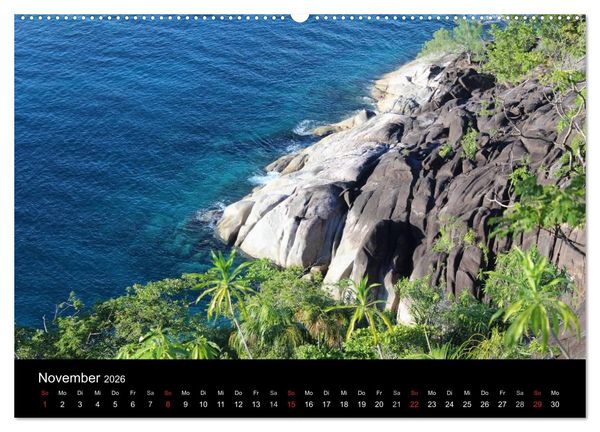 Produktbild: Seychellen (Wandkalender 2026 DIN A2 quer), CALVENDO Monatskalender