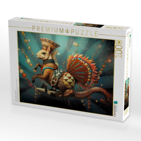 Produktbild: CALVENDO Puzzle Zirkuszauber mit Fantasie | 1000 Teile Lege-Gr&ouml;&szlig;e 64x48cm Foto-Puzzle f&uuml;r gl&uuml;ckliche Stunden