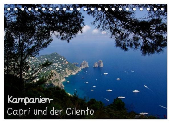 Produktbild: Kampanien &ndash; Capri und der Cilento (Tischkalender 2026 DIN A5 quer), CALVENDO Monatskalender