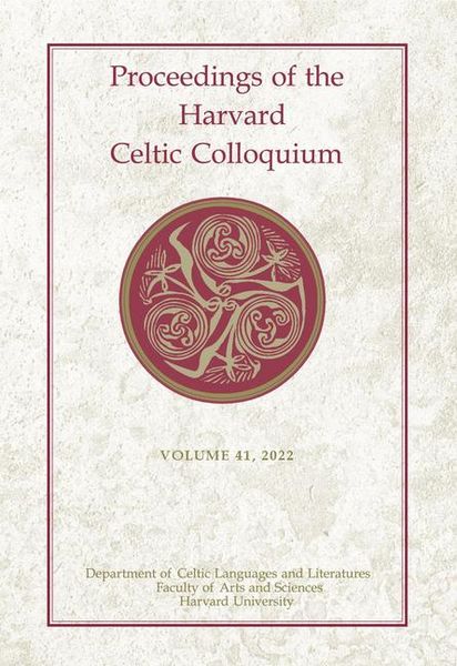 Produktbild: Proceedings of the Harvard Celtic Colloquium, 41: 2022