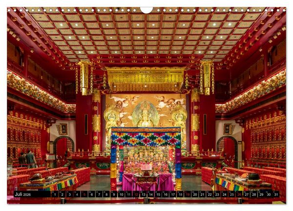 Produktbild: Asien - Singapur (Wandkalender 2026 DIN A3 quer), CALVENDO Monatskalender