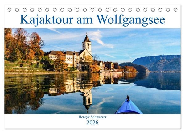 Produktbild: Kajaktour am Wolfgangsee (Tischkalender 2026 DIN A5 quer), CALVENDO Monatskalender