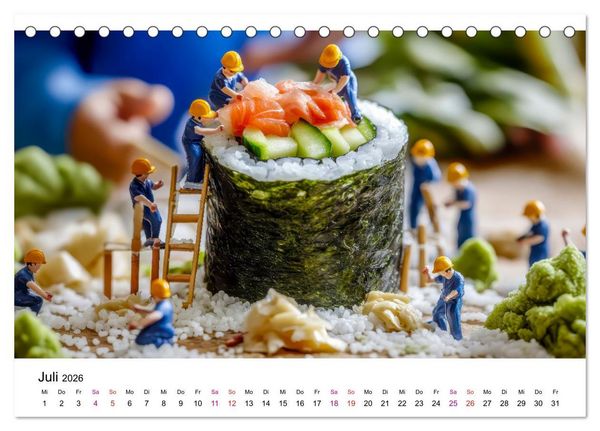 Produktbild: Winzige Welten - die kleinen Helfer des Jahres (Tischkalender 2026 DIN A5 quer), CALVENDO Monatskalender