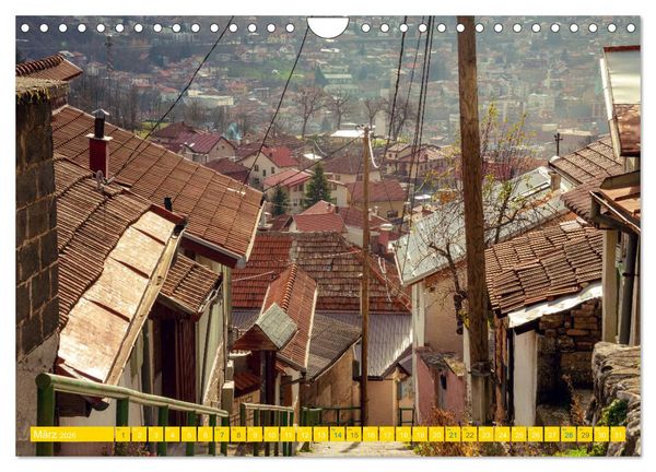 Produktbild: Sarajevo - Vielf&auml;ltige Hauptstadt von Bosnien und Herzegowina (Wandkalender 2026 DIN A4 quer), CALVENDO Monatskalender