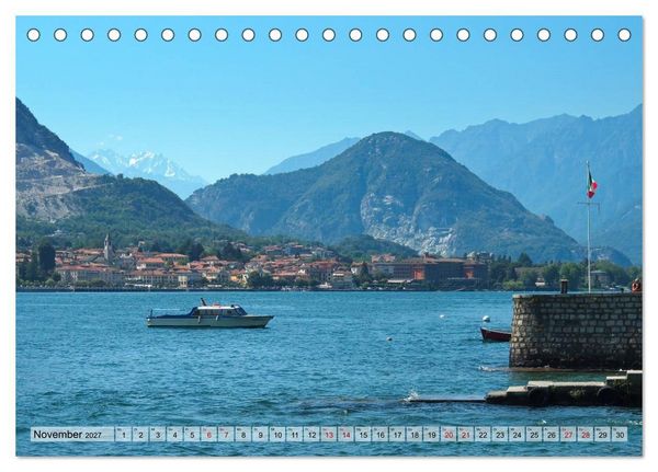Produktbild: Isola dei Pescatori im Lago Maggiore (Tischkalender 2027 DIN A5 quer), CALVENDO Monatskalender