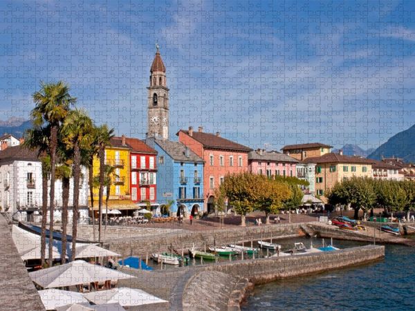 Produktbild: CALVENDO Puzzle Ascona | 1000 Teile Lege-Gr&ouml;&szlig;e 64x48cm Foto-Puzzle f&uuml;r gl&uuml;ckliche Stunden