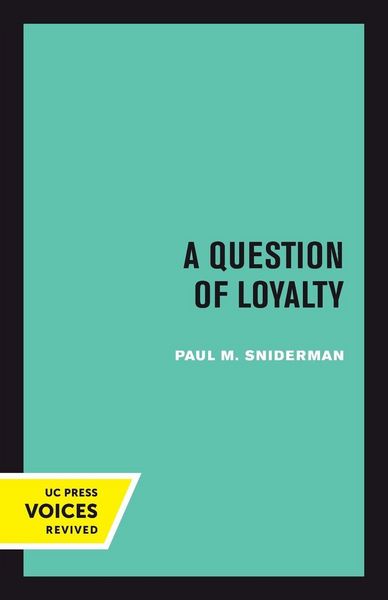 Produktbild: A Question of Loyalty