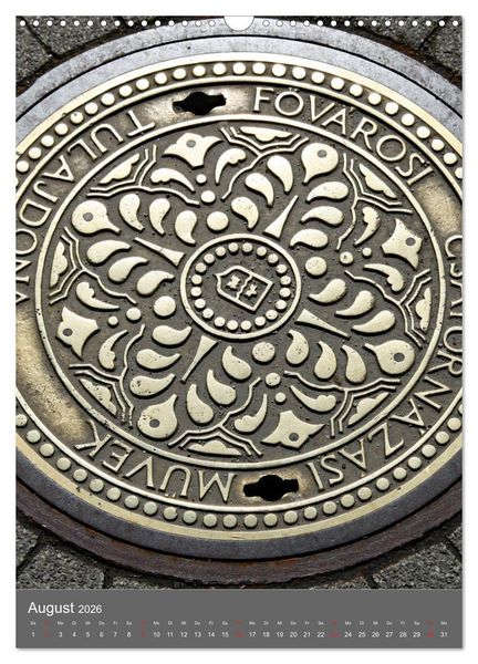 Produktbild: Gullydeckel (Wandkalender 2026 DIN A3 hoch), CALVENDO Monatskalender