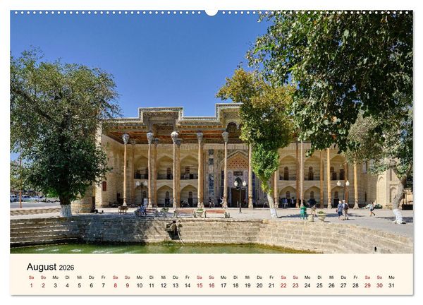Produktbild: Zentralasien - Entlang der alten Seidenstra&szlig;e (hochwertiger Premium Wandkalender 2026 DIN A2 quer), Kunstdruck in Hochglanz