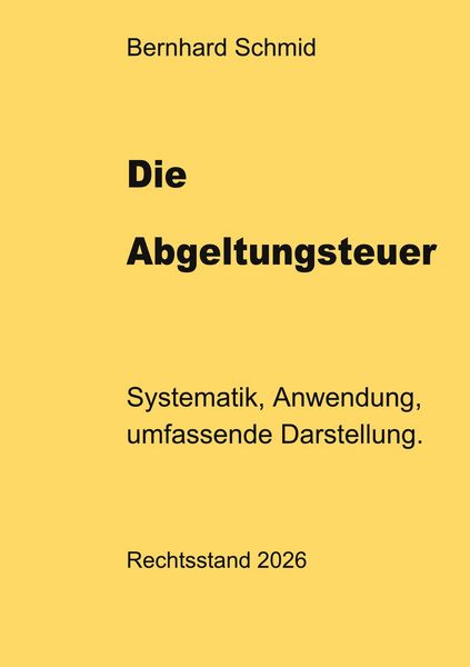 Produktbild: Die Abgeltungsteuer