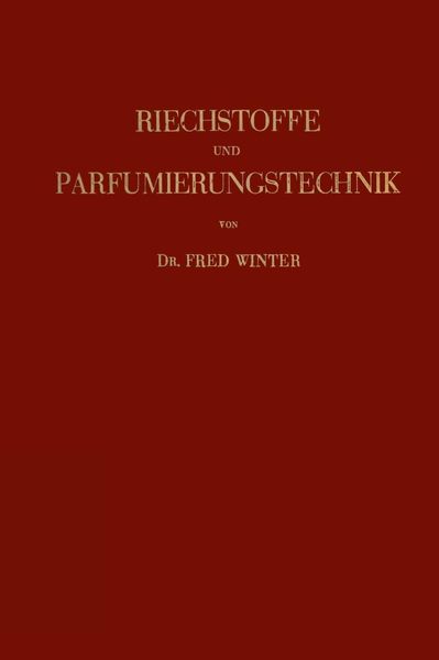 Produktbild: Riechstoffe und Parfumierungstechnik